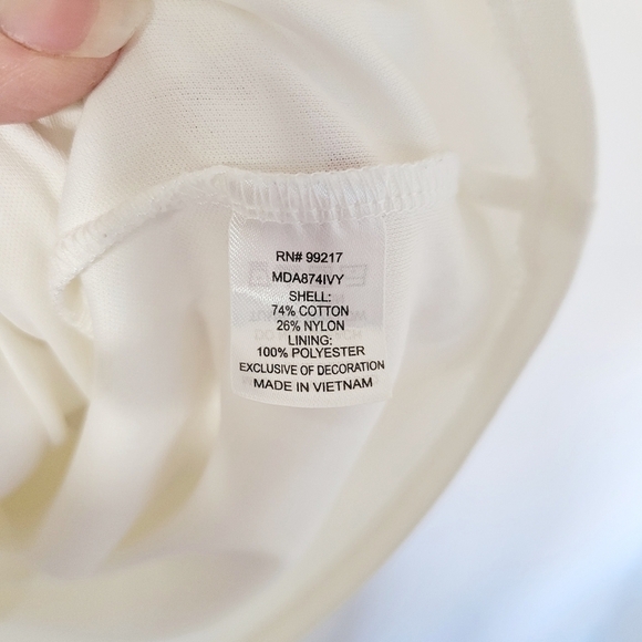 Charming Charlie Ivory Lace with Tassels Boho Dress Size Small - Picture 7 of 9